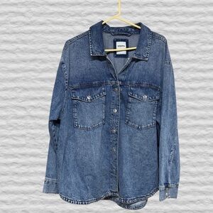Sonoma Blue Denim Jacket size XL light Shacket